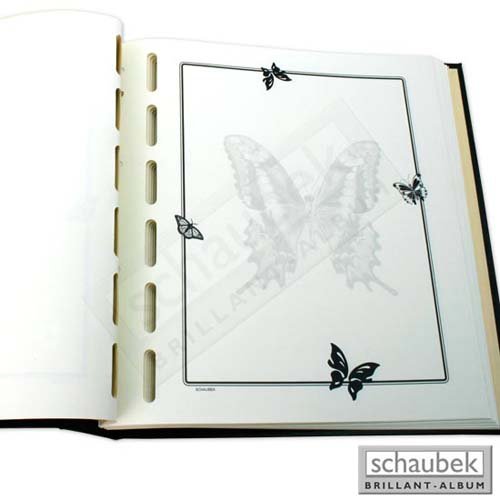 Schaubek Blankoblatt Schmetterlinge pack de 20 pages BBSCHMETTERLING pour collectionneurs