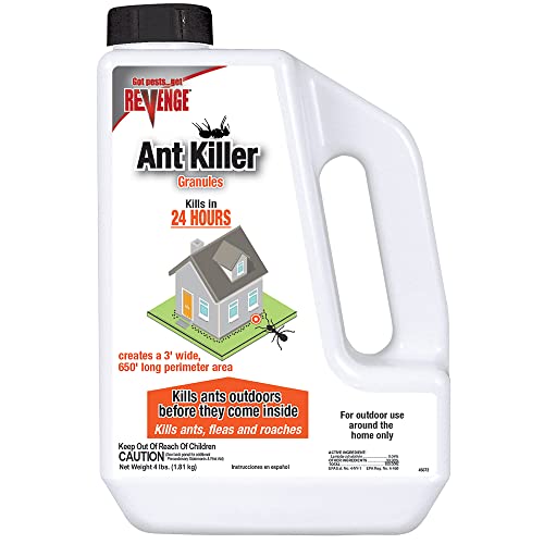 Revenge Ant Killer Granules, 4 lbs. Ready-to-Use Fast Acting Perimeter Treatment for Home Kills Ants, Fleas & Roaches - image 1