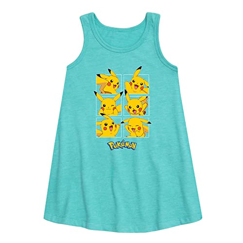 HYBRID APPAREL - Pokémon - Pikachu Grid - Youth Girls A-line Dress