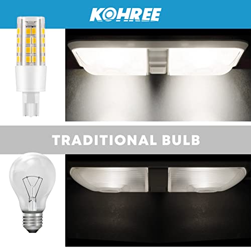 Kohree 12 Volt Replacement Bulb 921 51-Smd Wedge Led Bulb, 12V T10 Interior Lighting Rv Light Bulbs For Trailer Motorhome 5Th Wheel, Marine Boat Dome Light Replacement(Pack Of 4, 3000K Warm White) #TOP4