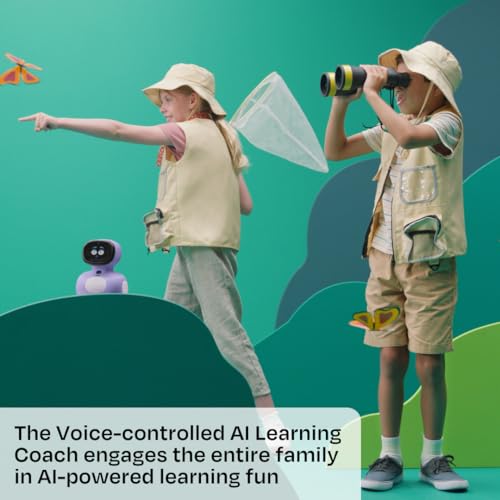 MIKO Mini Twin Pack (Blue) Max 1 Year : AI-Enhanced Intelligent Robot Designed for Children| Fosters STEM Learning & Education| Ideal Gift for Boys & Girls of Ages 5-12