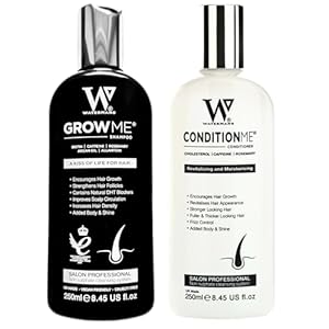 Watermans haargroei-shampoo Gezonder schonere hoofdhuid, Snelle haargroei shampoo UK gemaakt haargroeisysteem, haarshampoo vitamine vrouwen en mannen