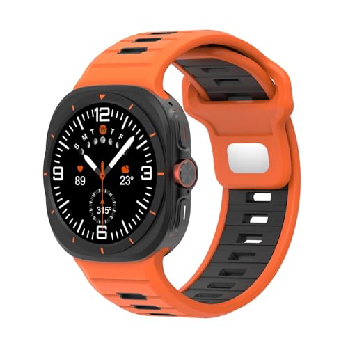 Bracelet bicolore pour Samsung Galaxy Watch Ultra boucle souple