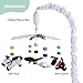 The Peanutshell Baby Crib Mobile for Boys & Girls, Musical, Montessori Nursery Mobiles, Black and White Crib Decor, High Contrast Mobile, Crib Toys Hanging, Crib Accessories Boy