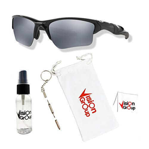 Oakley OO9154 Half Jacket 2.0 XL Sunglasses + Vision Group Accessories Bundle2