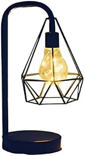 Uonlytech Bird's Nest Pattern Iron Table Lamp LED Copper Wire Not Included Battery 1pcs