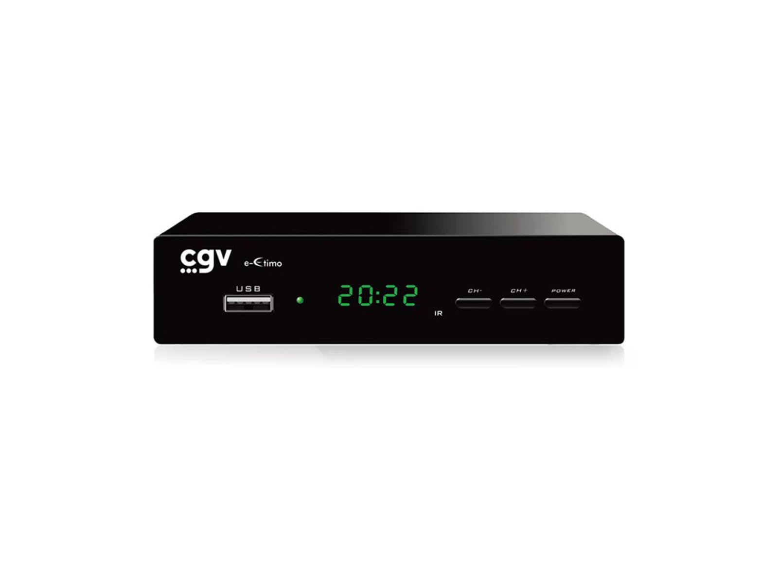 Décodeur Récepteur TNT HD CGV Etimo STL-2 – 1080p, Enregistreur sur clé USB (PVR), Fonction Timeshift, Lecture Multimédia | Rakuten