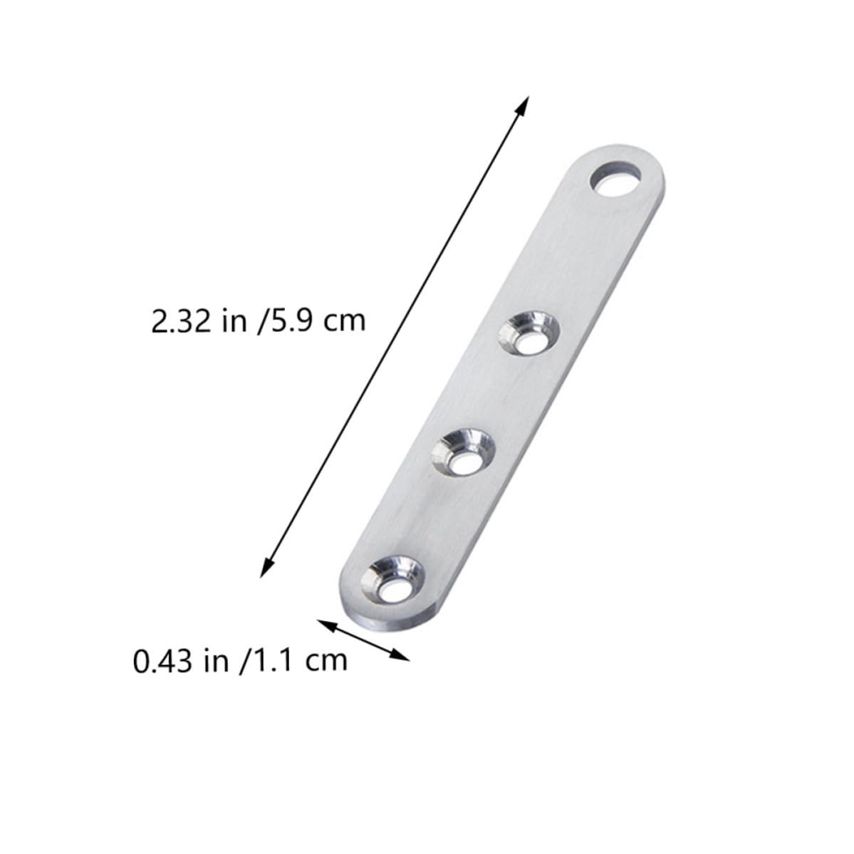 Bisagra de Acero Inoxidable para Muebles, 6 Unidades, Rotación 360°