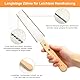 APOMOONS 2 Stück Japansäge Set Feinsäge Holz Handsäge Gehrungssäge Kleine Holzsäge Hand Dübelsäge Holzbearbeitungswerkzeuge Japanische Säge Japan Säge Zweischneidig Zugsäge Woodworking Laubsäge