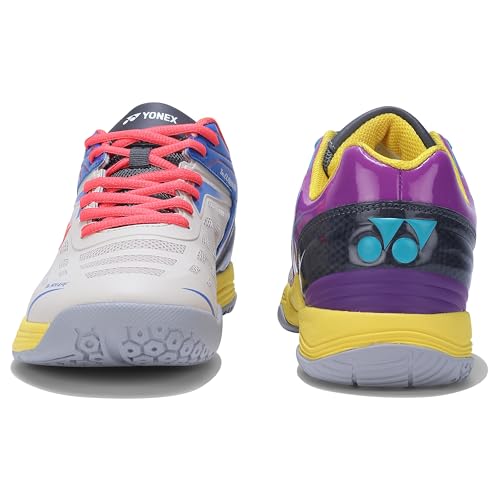 Image of YONEX AKITA Badminton Shoes |Non Marking | Ideal for Badminton,Squash,Table Tennis,Volleyball | Non-Marking Sole |TRU Cushion |Durable Skin Light|Synchro-Fit Insole|Toe Assist Shape|Hexa Grip |Light Weight|Lateral Shell|Extra Cushioning|Snap Back Action|