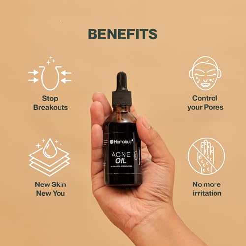 Image of Acne Oil 50 ML | Controls Acne & Sebum Secretion | For Oily Skin | Natural Anti-Inflammatory | Helps Removing Scar & Skin Tone | 100% Plant Based | For Men & Women