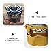 MOMOJIA Windproof Camp Stove Portable Alcohols Burners Picnics BBQ Furnaces Light Weight Tiny Stove for Camp Hiking