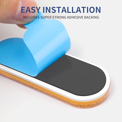 Image of 10 Pack Oval Reflectors Yellow Self Adhesive Quick Mount for Driveway Fence Gate Posts Trailers Safety Reflectors Automobiles Boats Mailboxes Reflector