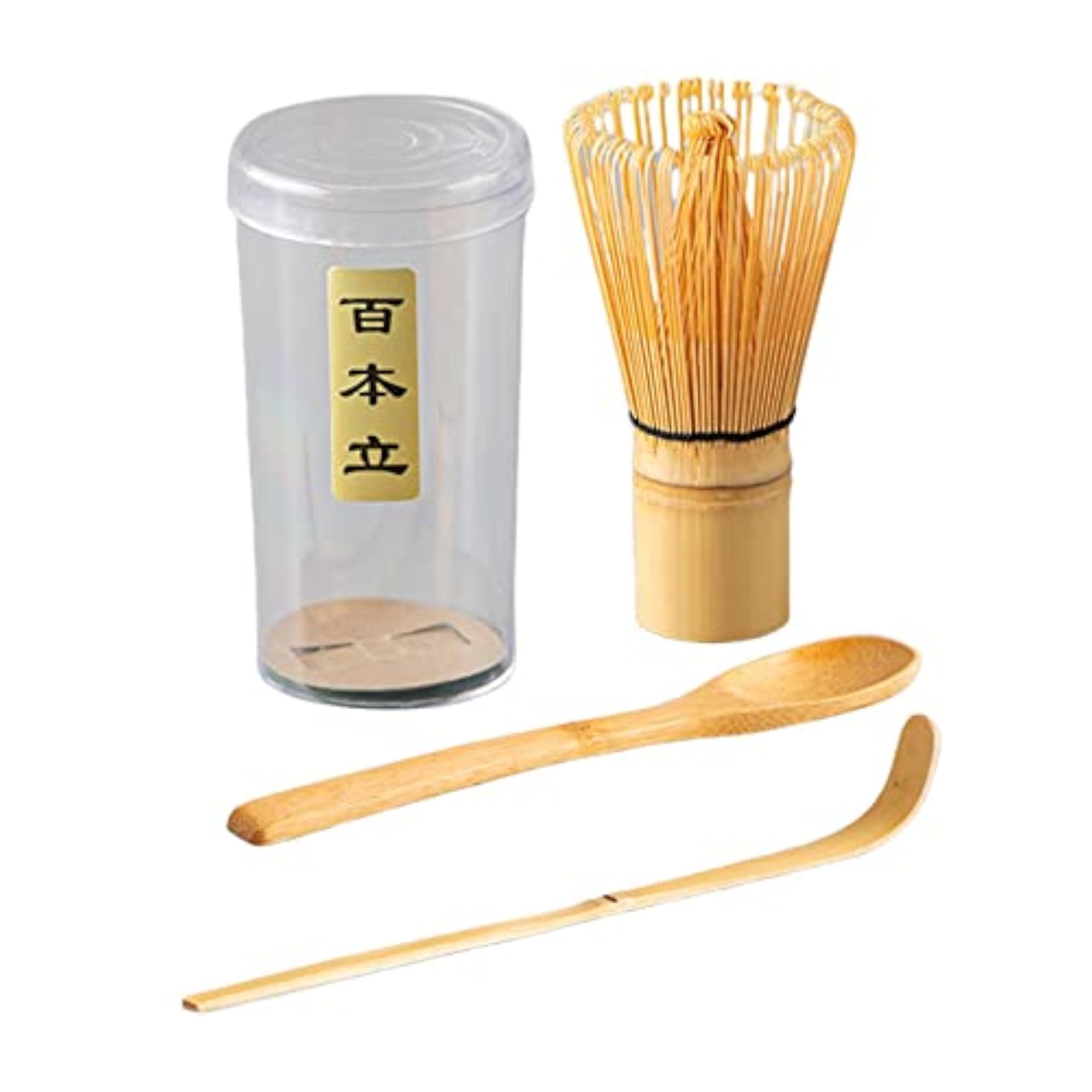 Matcha Tea Set with Whisk, Spoon, and Scoops, Starter Gift