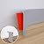 NeatiEase Flexible Baseboard Molding Trim, 4 Inch(W) x 20 Feet(L) Self-Adhesive Vinyl Wall Base Cove Base, Peel and Stick Rubber Wall Base Moulding Trim for Easy Installation (Gray)
