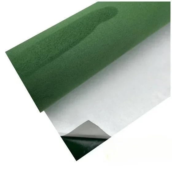 Tissu ciel de toit voiture vert pour décoration de garniture toit intérieur de véhicule