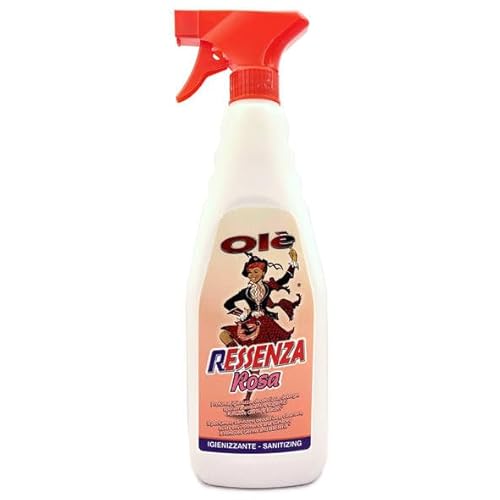 Olè Ressenza Spray Ambra, Parfum, Désodorise les environnements, Hygiénisation, Déterge, Spruver surfaces 750 ml – Recevez 3 pièces (Rose)