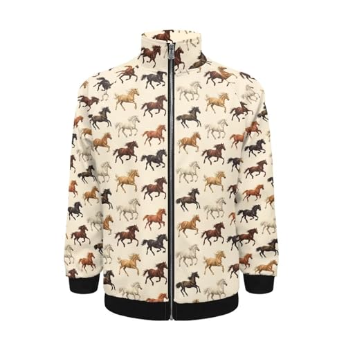 Image of Men's Lightweight Jackets Casual Full Zip Fleece Jacket Men Coats Fashion Long Sleeve Sweatshirt