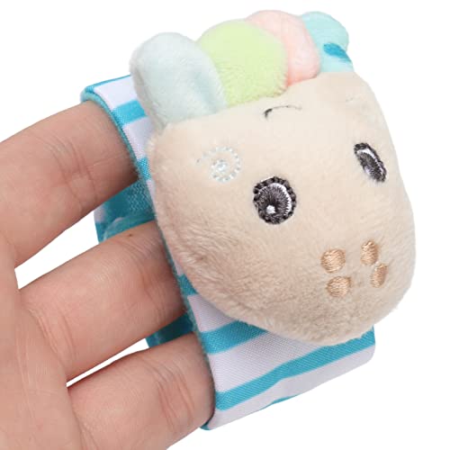 Fydun 4pcs Baby Rattle Socks, 4pcs Cute Shape Soft Light Socks, Arm Hand Bracelet Rattles & Plush Rings Wrist Ankle for Babies Infants Boy Girl2