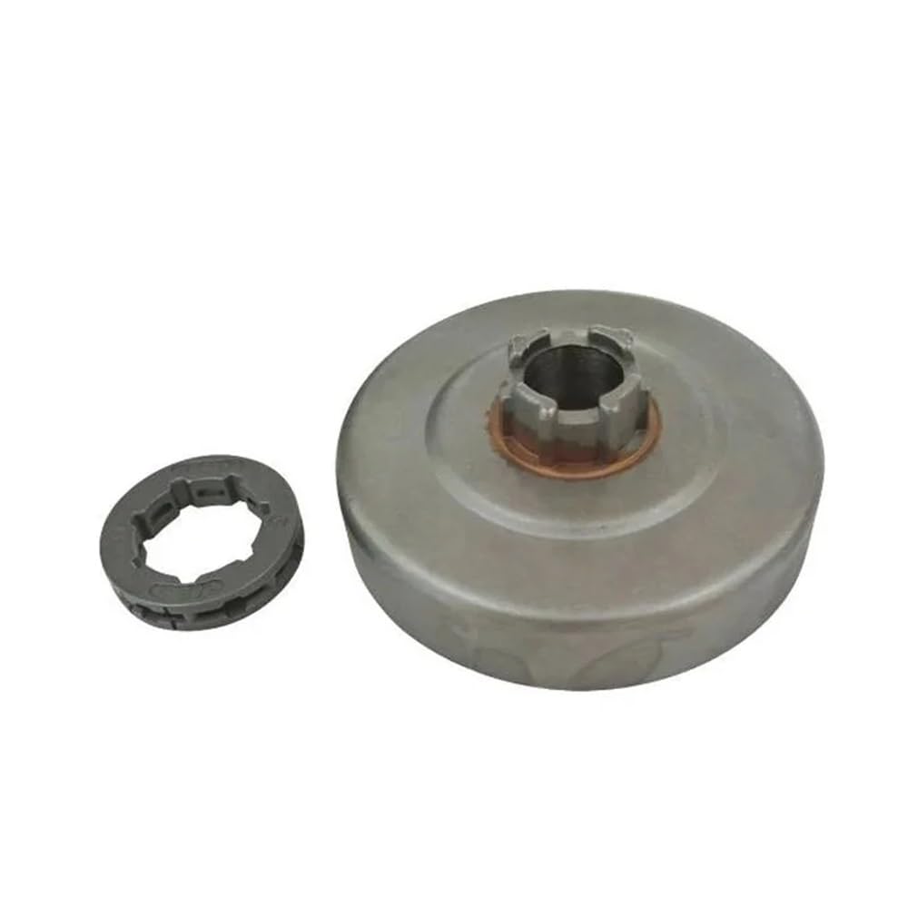 Kit de tambor de embrague 3/8 8T con llanta de piñón for motosierras Hus 272, 272XP, 268, 266, 66 y 61, Motosierra Gasolina 501831504, 50