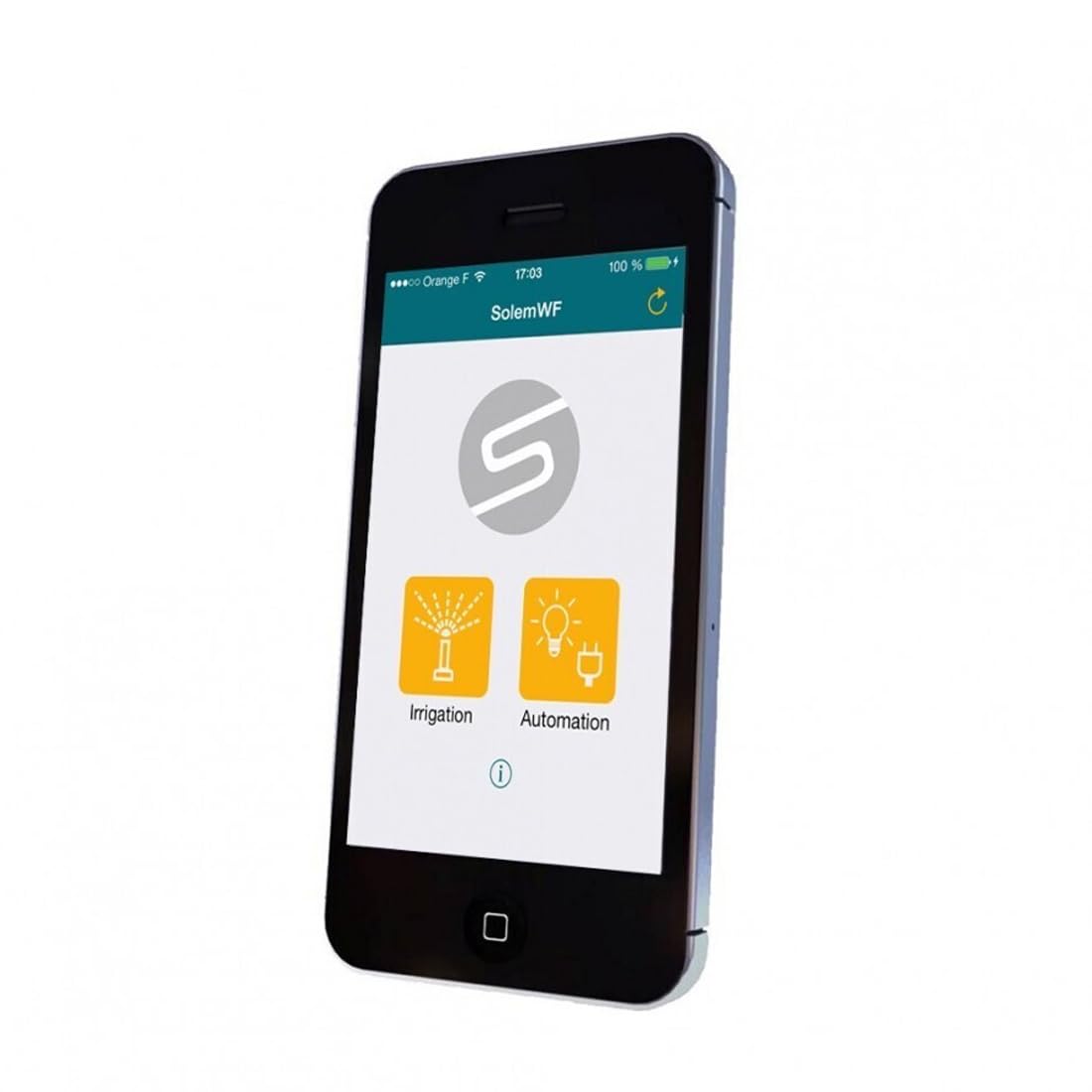 GNCGarden Programmatore di irrigazione rubinetto BL-NR controllato tramite Bluetooth Solem - programmatore di rubinetto a 1 via controllato da smartphone/tablet | App gratuita SolemWF | Connettività