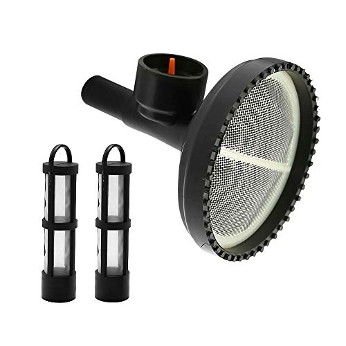 Fuel Tank Sending Unit Strainer Screen & Fuel Filter Compatible with Ford 6.0L 7.3L Power Stroke Diesel 1990-2008, 5TZ-9J306-BA, 4C4Z-9365-BA - Thumbnail 2