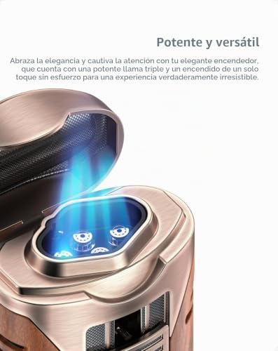 Miniatura 2 de Vvay Mechero Para Puros Con Cortador Sin Gas Butano Incluido