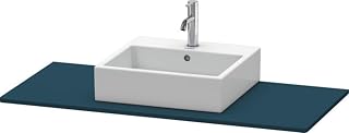 Consola Duravit XSquare 060F, 1200x 550 mm, 1 recorte, Color: Seda azul noche lacado mate