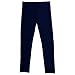 French Toast Big Girls' Legging with Ruched Side Panel, Navy, 10/12