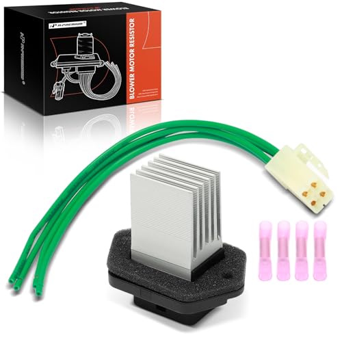 Image of A-Premium Front HVAC Blower Motor Resistor Compatible with Hyundai Tucson 2005-2007 & Kia Sportage 2005-2007, Rondo 2007 - with Wire Harness Kit, Replace# 971791F210
