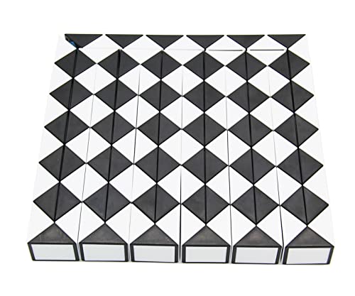 NewL Magic Snake Twist Puzzle Toy, Mini Cubo de Velocidad de Serpiente, 144 Piezas
