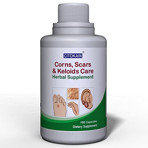 Citokain, Corns, Scars and Keloid Care Herbal Supplement [100 Capsules]