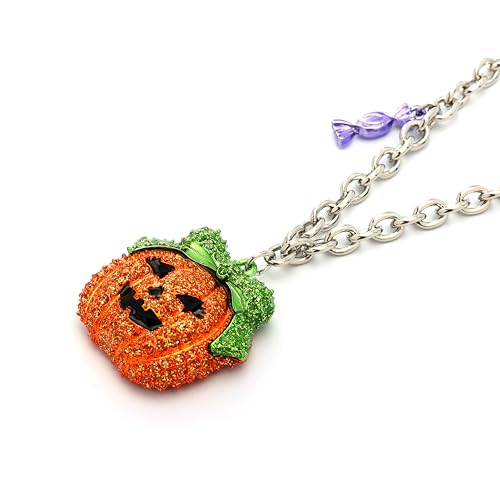 Betsey Johnson Women's Pumpkin Pendant Necklace3