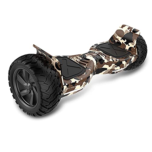 City Cruiser 8.5" Self Balance Scooter Hoverboard - UL2272 Certified, Two Wheel Dual Motors Electric Self-Balancing Scooter with Bluetooth Speaker LED Lights for Kids Adult (Camouflage)