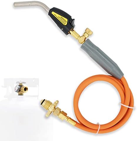 Welding Torch Fueled By 20 lb Propane With Type 1 Valve, OPD Valve