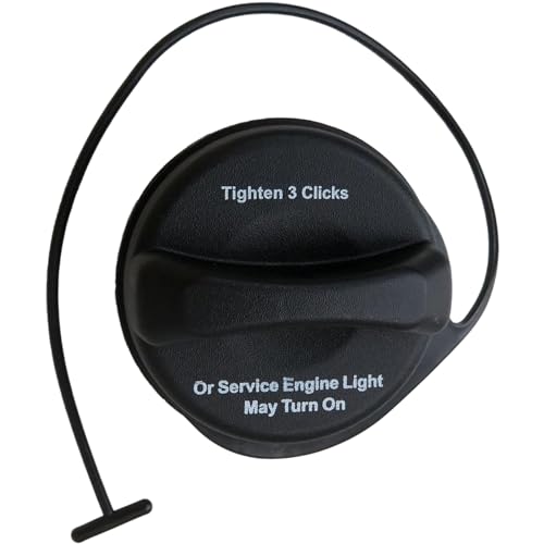 Image of Gas Cap Replacement for 2004-2011 Chevrolet Chevy Silverado Tahoe Suburban & GMC Sierra Yukon Acadia & Cadillac Escalade, Fuel Filler Cap with Tether and Gasket Replaces #GT330 20915842