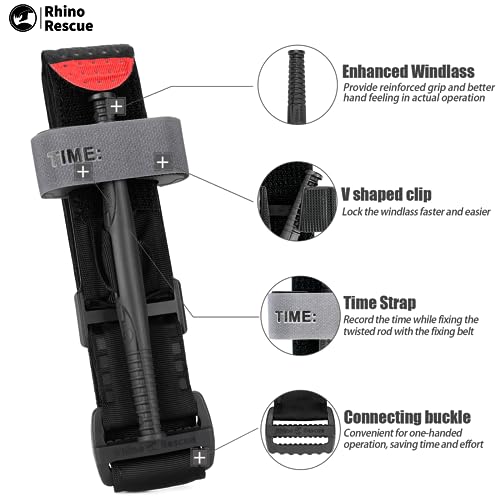 Rhino Rescue Tactical Trauma Kit Emergency First Aid Stop The Bleed Ifak Refill Supplies Combat Wound Care Dressing Pack 11Pcs #TOP2