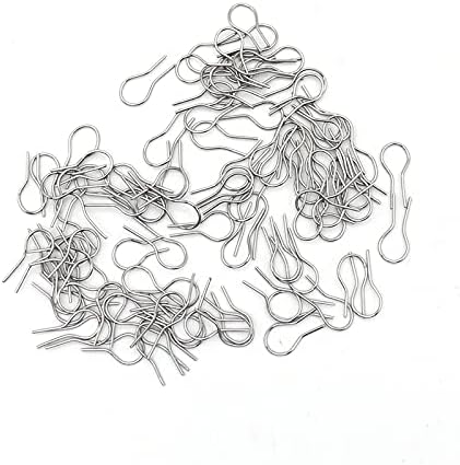 High Temperature Resistance Tungsten Wire Hanging Firing Hook Jump Rings Pottery Ornament Hanger U Shape Hooks (200PCS)