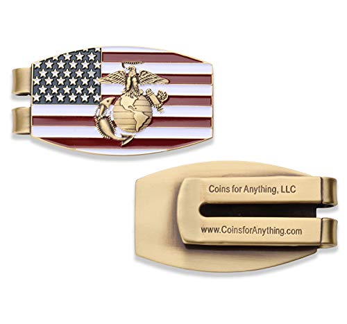 Pince à billets USMC protège vos cartes et billets Marines Devil Dog - 3