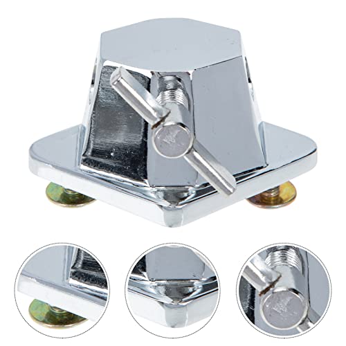 Soporte para pata de bombo SECFOU para toms compacto y portátil, reemplazo duradero y fácil de limpiar para músicos miniatura 6