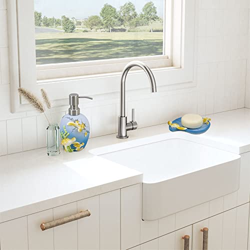 N-Brand Shanco Resin Sea Turtle Mother And Baby Soap Dish, Beach, Bathroom Accessory,Ocean Theme Sea Turtle Family Bathroom Decor,Coastal Decor (Ocean Blue) #TOP2