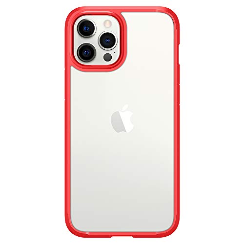Image of Spigen for iPhone 12 Pro Max Case, Ultra Hybrid [No Magnet Ring][Anti-Yellowing] - Red