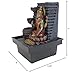 Ebros Hindu Vastu Goddess of Prosperity Sri Lakshmi Sitting On Lotus Flower 7