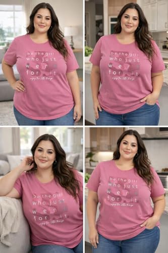 Image of In Love Women's Graphic Printed Cotton Plus Size Longline T-Shirt | Cotton fabric - soft longline T-shirt with easy plus-size fit