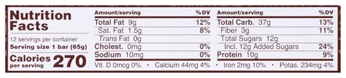 Image of Gomacro, Macrobar Mocha Chocolate Chip Organic, 2.3 Ounce, 12 Pack