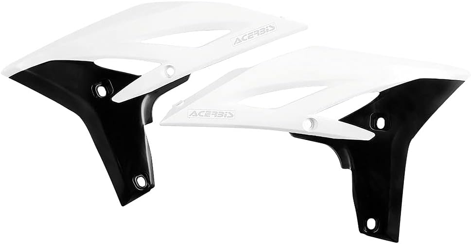 Acerbis Radiator Shrouds - White/Black