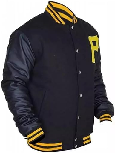 Pirates P logo Baseball Varsity Pittsburgh Jacket For Men2