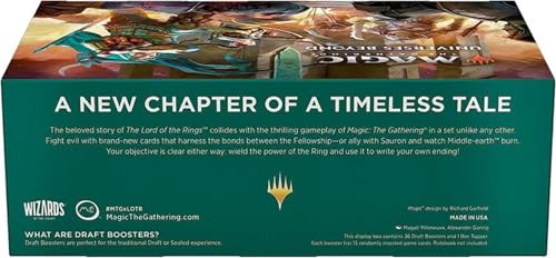 Magic: The Gathering The Lord of The Rings: Tales of Middle-Earth Draft Booster Pack (15 Magic Cards)