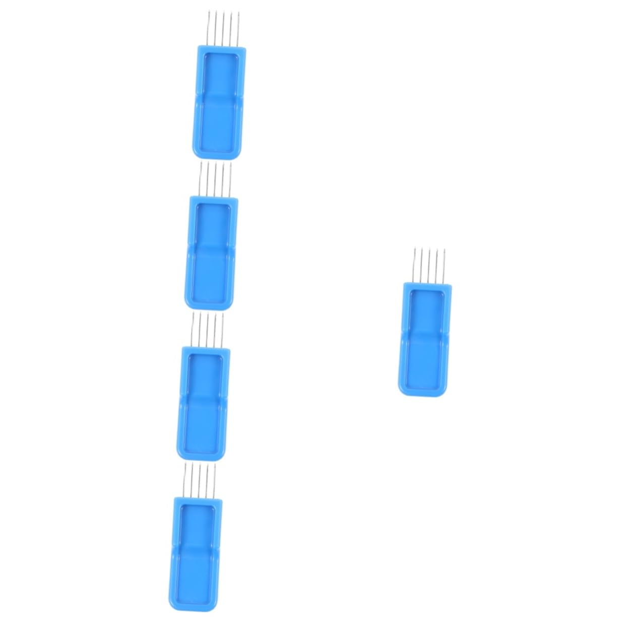 TEHAUX 5pezzi Strumento di Modellazione Argilla con Setole Multiple Utensile per Ceramica per Rimuovere Graffi e Imperfezioni Accessorio Essenziale per Artisti e Appassionati di Ceramica