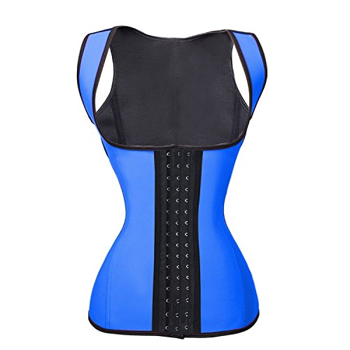 KIWI RATA Women's Latex Waist Trainer Shapewear Workout Waist Cincher Vest